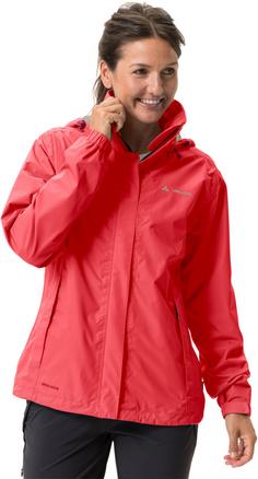 Rückansicht von VAUDE Escape Light Regenjacke Damen flame