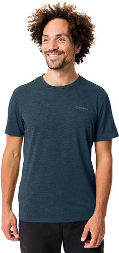 Rückansicht von VAUDE Essential Funktionsshirt Herren dark sea uni