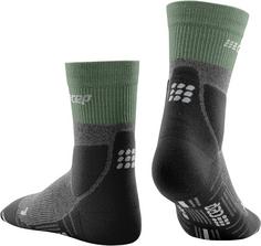 Rückansicht von CEP Hiking Wandersocken Herren green-grey