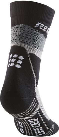 Rückansicht von CEP Max Cushion Wandersocken Herren grey-black