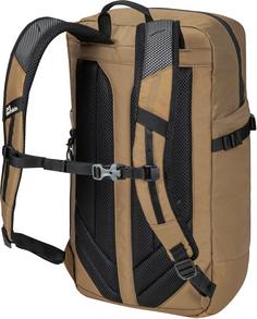 Rückansicht von Jack Wolfskin WANDERTHIRST 20 Wanderrucksack dunelands