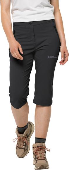 Rückansicht von Jack Wolfskin ACTIVATE LIGHT Caprihose Damen black