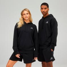 Rückansicht von NEW BALANCE Essentials Hoodie black