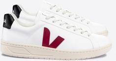 Rückansicht von VEJA Urca Sneaker white-marsala-black