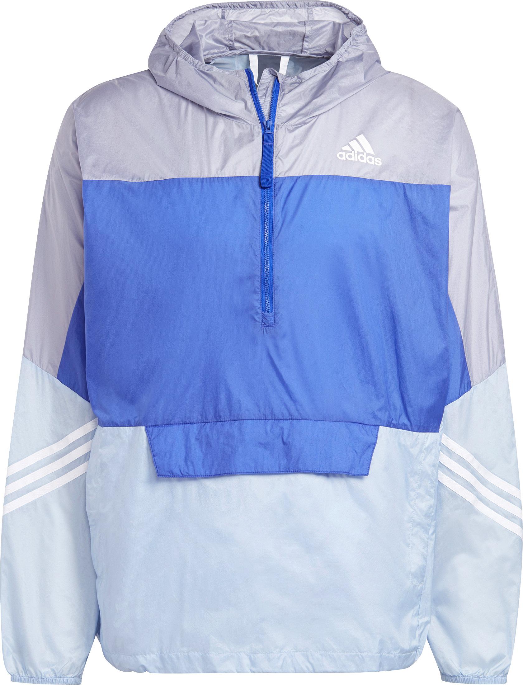 adidas windbreaker blau weiß