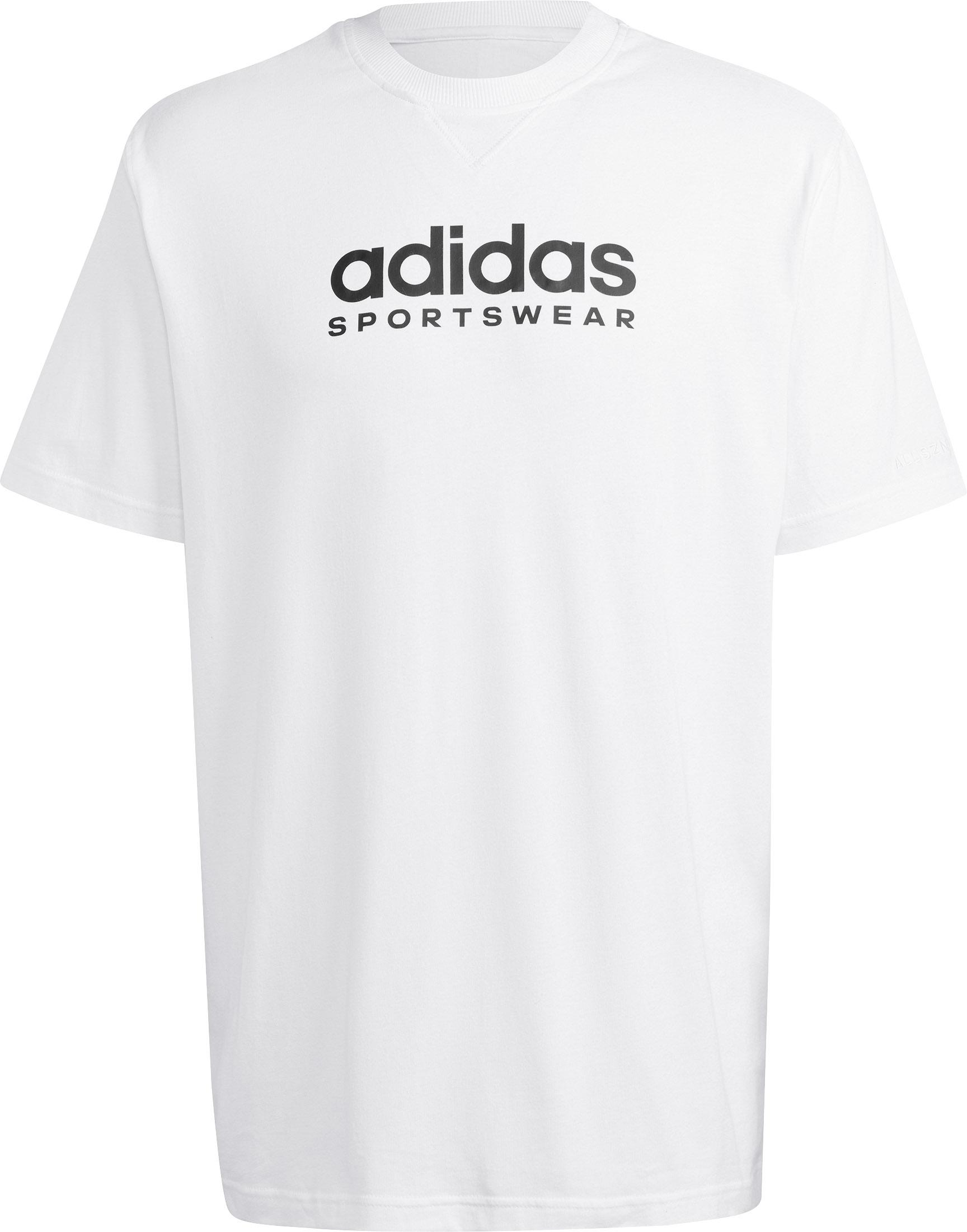 All white adidas t shirt online