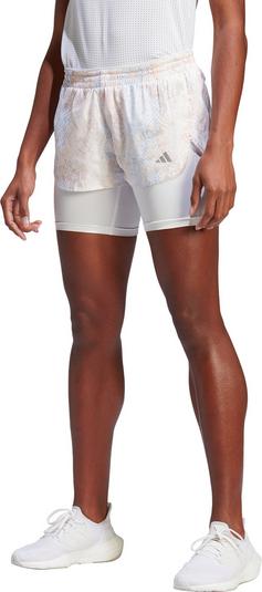 Rückansicht von adidas FAST Funktionsshorts Damen white