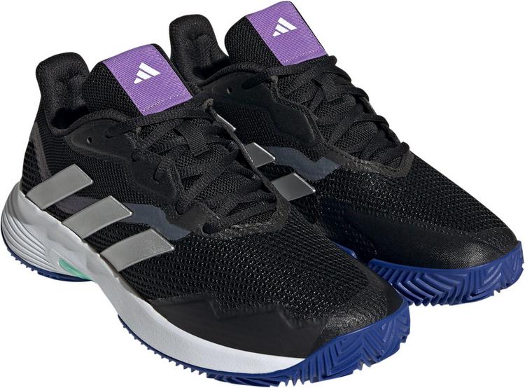 adidas adidas CourtJam Control Clay Tennisschuhe Damen - core black-silver met.-pulse mint - 2 | SportScheck