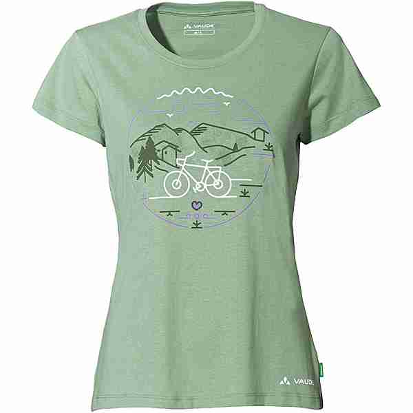 VAUDE Cyclist Funktionsshirt Damen willow green