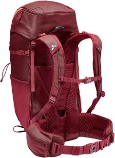 Rückansicht von VAUDE Wo Asymmetric 38+8 Trekkingrucksack Damen hot chili