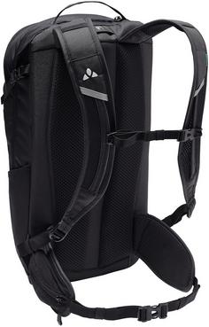 Rückansicht von VAUDE Ledro 18 Fahrradrucksack black