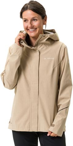 Rückansicht von VAUDE Yaras Fahrradjacke Damen linen