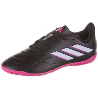 adidas COPA PURE.4 IN J Fußballschuhe Kinder core black-zero met-team shock pink