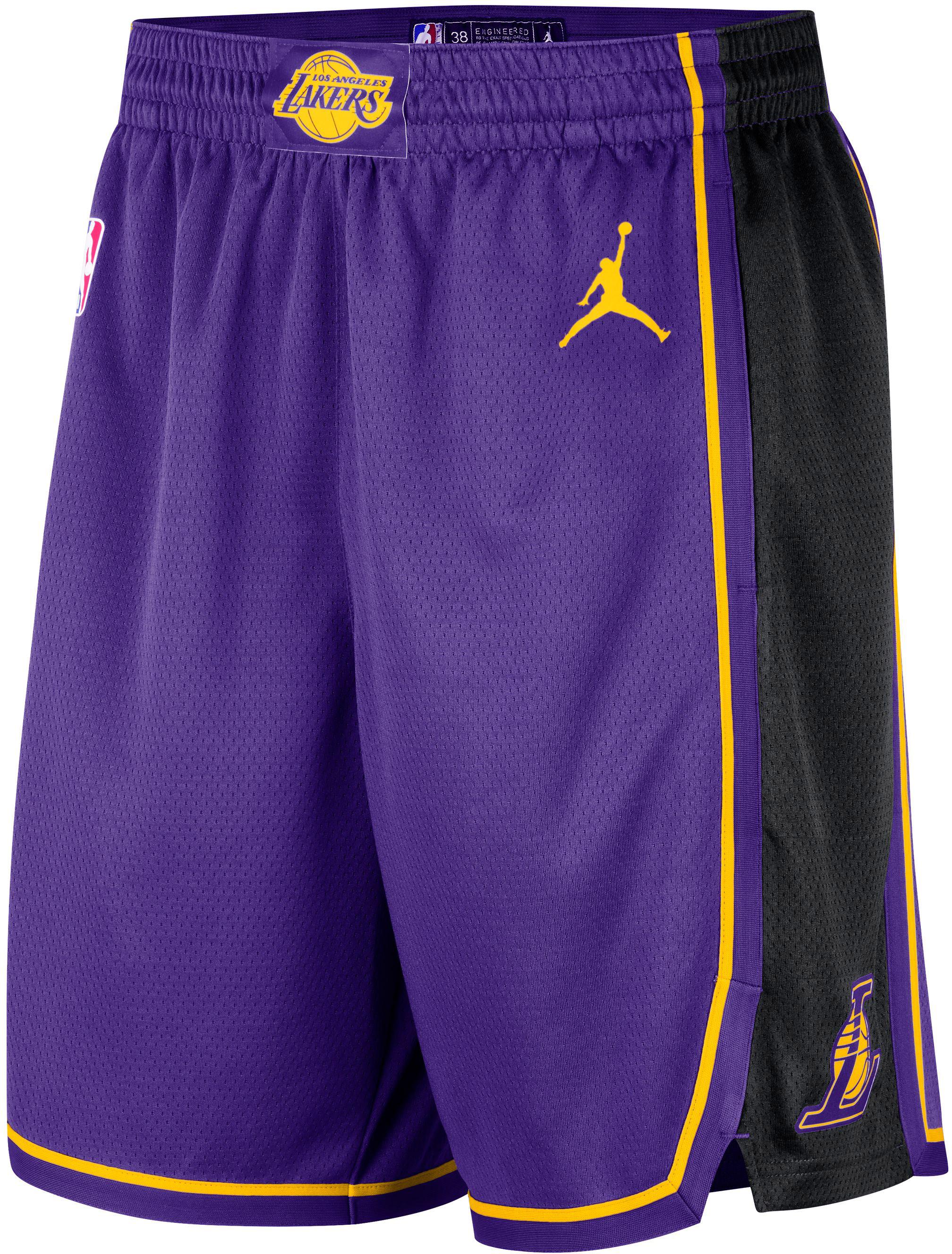 Lakers 2025 shorts purple