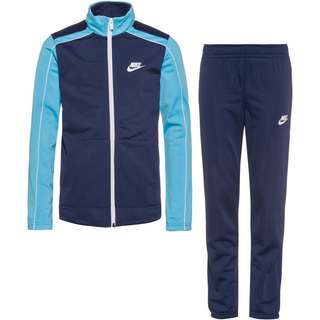 Nike NSW FUTURA Trainingsanzug Kinder midnight navy-baltic blue-white