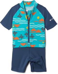 Columbia SANDY SHORES SUNGUARD Schwimmanzug Kinder bright aqua seaside-dark mountain