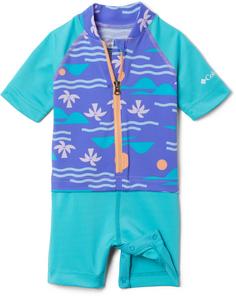 Columbia SANDY SHORES SUNGUARD Schwimmanzug Kinder paisley purple seaside-geyser