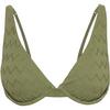 Roxy Current Coolness Bikini Oberteil Damen - loden green