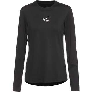 Nike DF AIR Funktionsshirt Damen black-white-fossil stone