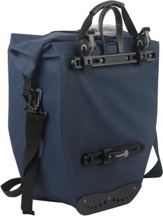 Rückansicht von Büchel Gepäckträgertasche wasserd. 25L Fahrradtasche dress blue