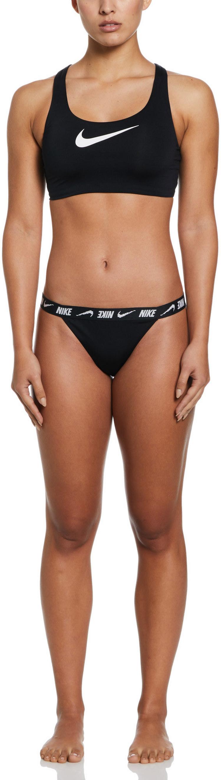 Nike Nike Logo Tape Bikini Hose Damen - black - 2 | SportScheck