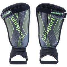 Uhlsport Flex Plate Schienbeinschoner schwarz-fluo grün-silber