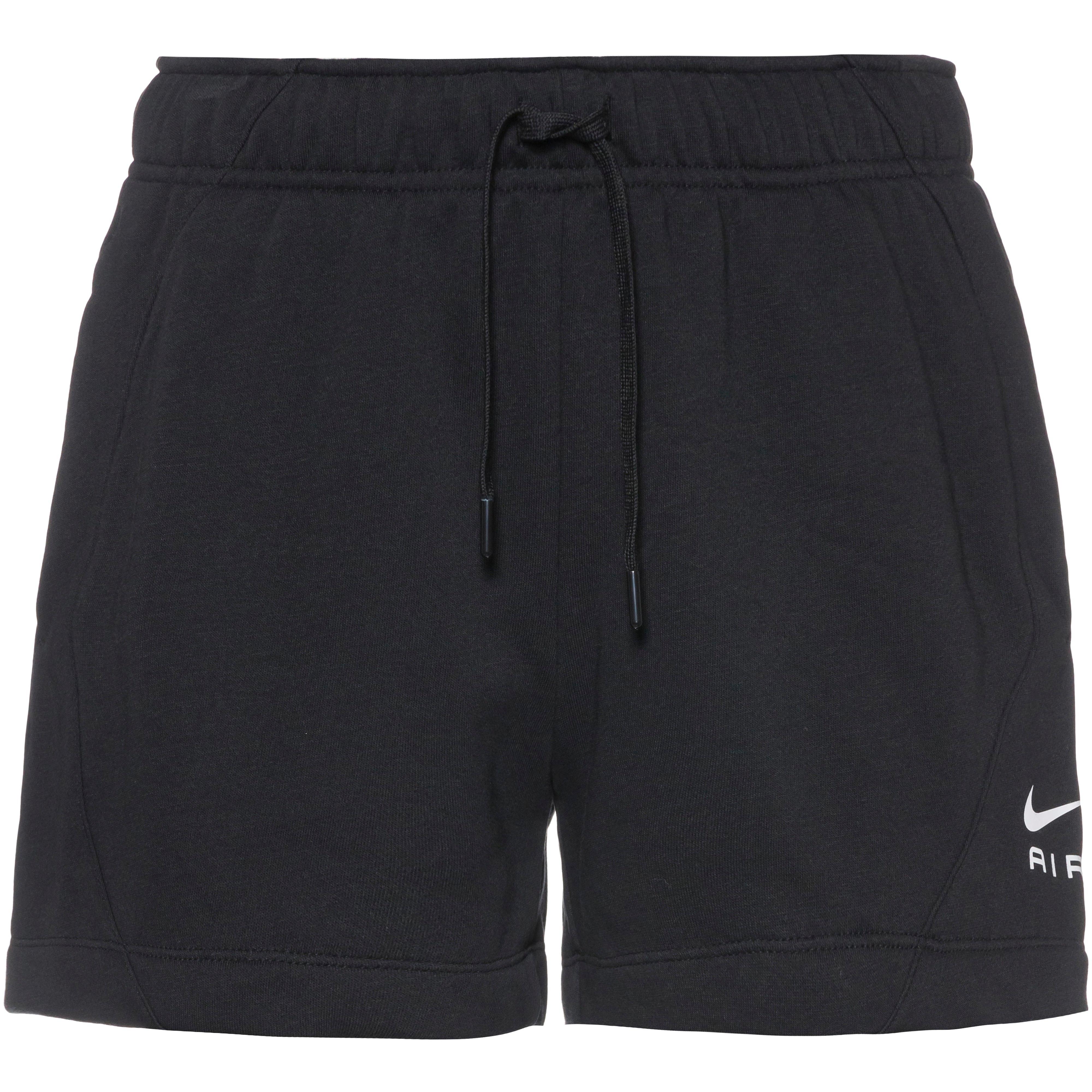 Nike NSW Air Sweatshorts Damen black black white im Online Shop von SportScheck kaufen