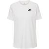 Nike Club T-Shirt Damen - white-black