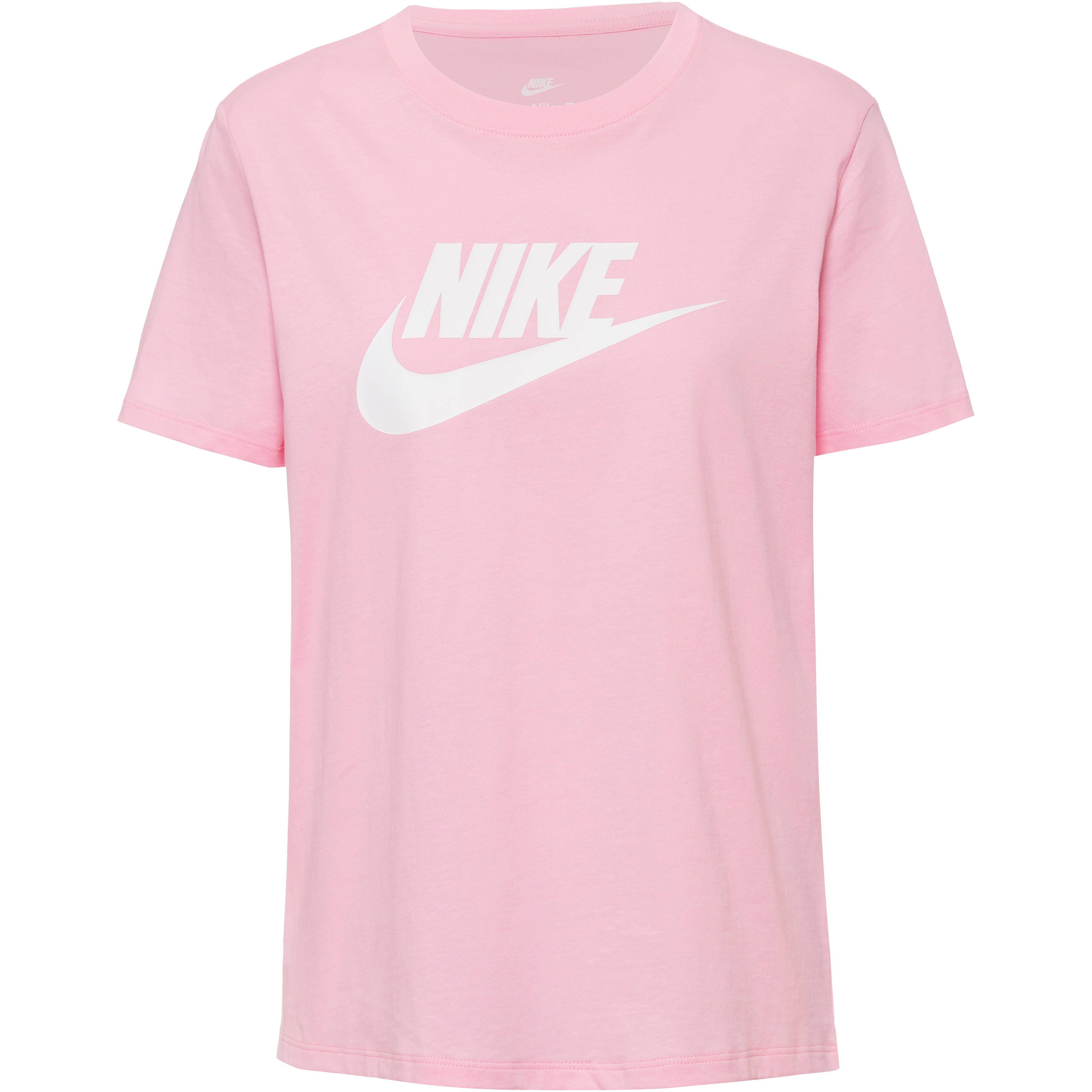 Nike Essential Icon Futura TShirt Damen med soft pink im Online Shop
