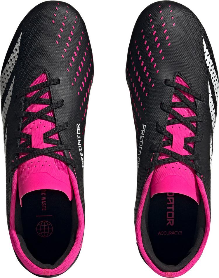 adidas adidas PREDATOR ACCURACY.3 L FG Fu&szlig;ballschuhe - core black-ftwr white-team shock pink - 0 | SportScheck