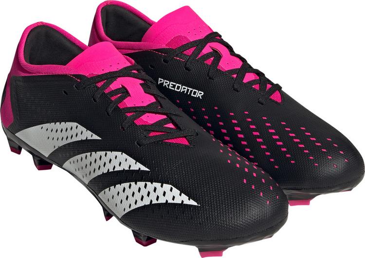 adidas adidas PREDATOR ACCURACY.3 L FG Fu&szlig;ballschuhe - core black-ftwr white-team shock pink - 2 | SportScheck