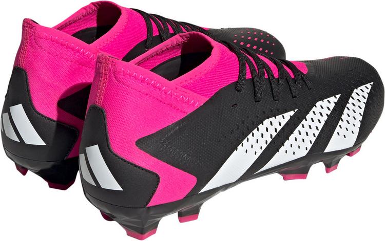 adidas adidas PREDATOR ACCURACY.3 MG Fu&szlig;ballschuhe - core black-ftwr white-team shock pink - 3 | SportScheck