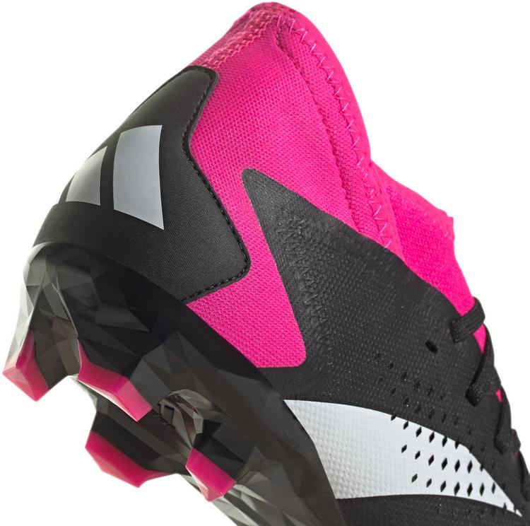 adidas adidas PREDATOR ACCURACY.3 MG Fu&szlig;ballschuhe - core black-ftwr white-team shock pink - 5 | SportScheck