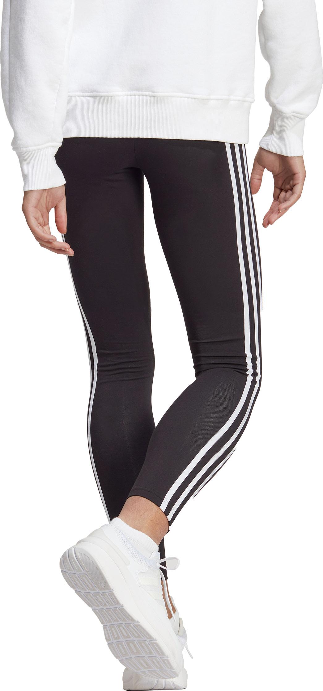 Adidas LOUNGEWEAR Essentials 3-Streifen Leggings Damen black-white im  Online Shop von SportScheck kaufen