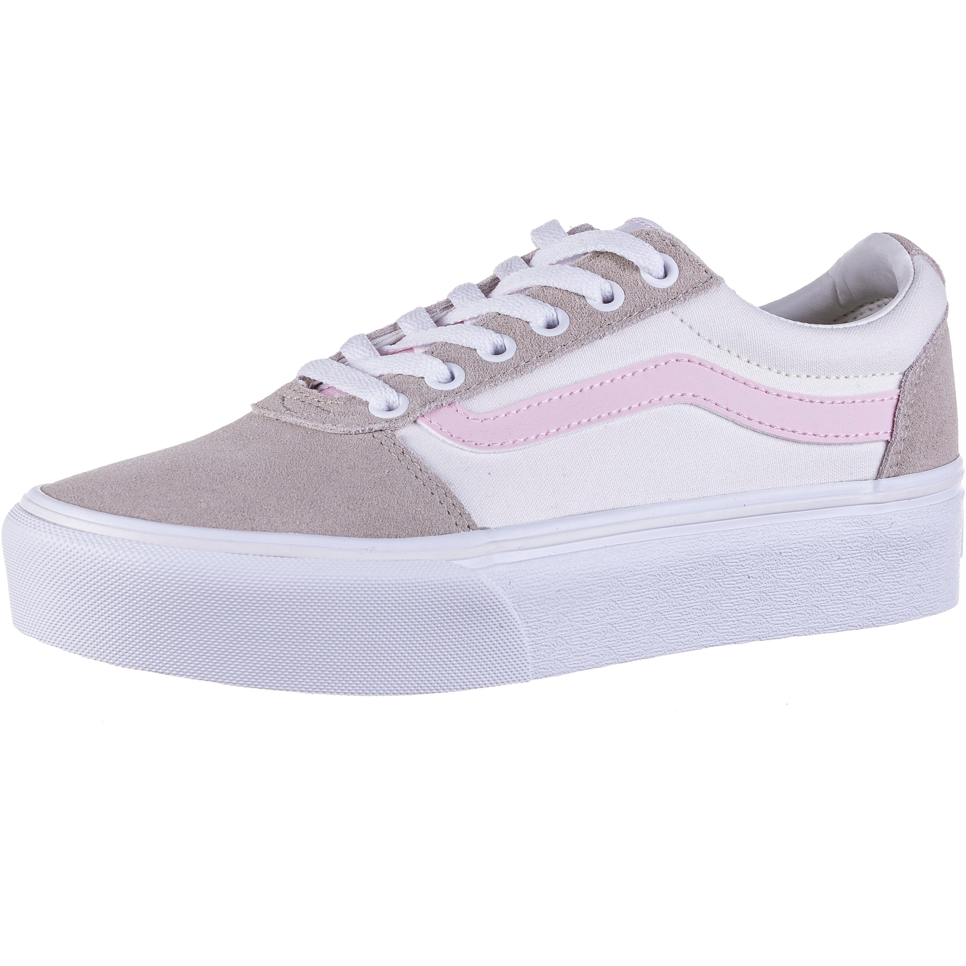 Vans Ward Platform Sneaker Damen color blockbeige im Online Shop von