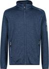 CMP Strickfleece Herren - dusty blue-b.blue