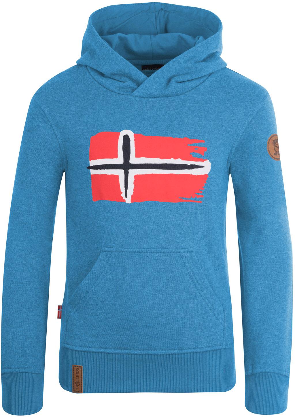 Trollkids TRONDHEIM Hoodie Kinder med blue
