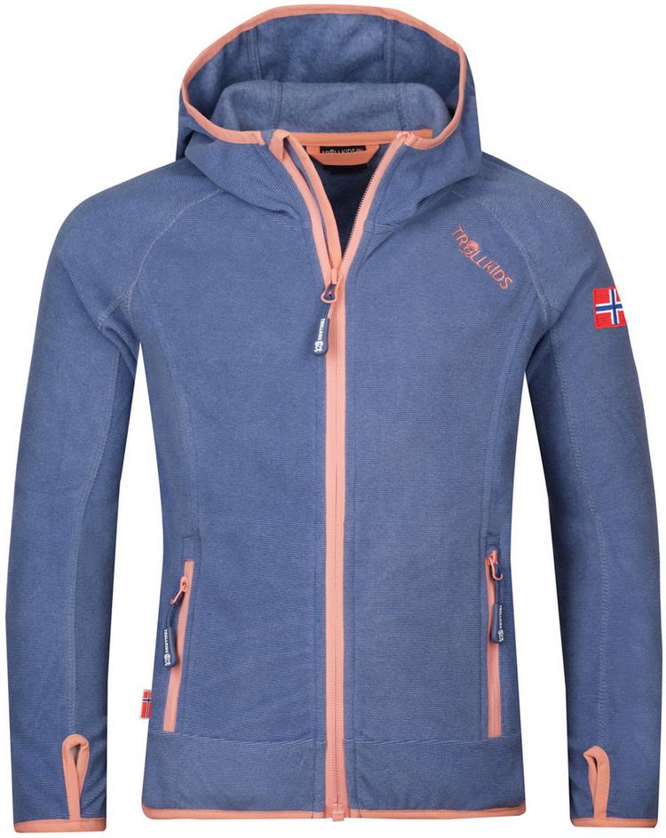 Trollkids Trollkids Sandefjord Fleecejacke M&auml;dchen - lotus blue-dahlia - 0 | SportScheck