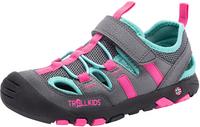 Trollkids KROKSAND Outdoorsandalen Kinder - anthracite-pink