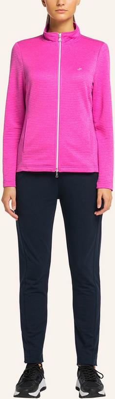 Rückansicht von JOY sportswear PEGGY Trainingsjacke Damen bright berry mel.