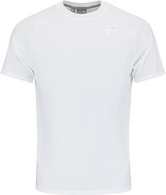 HEAD Performance Tennisshirt Herren print perf m-weiß