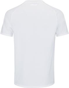 Rückansicht von HEAD Performance Tennisshirt Herren print perf m-weiß