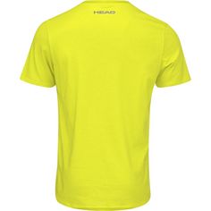 Rückansicht von HEAD CLUB BASIC Tennisshirt Kinder yellow