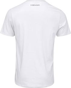 Rückansicht von HEAD CLUB BASIC Tennisshirt Kinder white