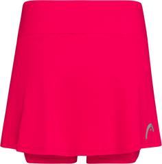 Rückansicht von HEAD CLUB BASIC Skort Kinder magenta