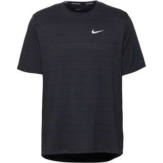 Nike Miler Funktionsshirt Herren black-honeydew-reflective silv