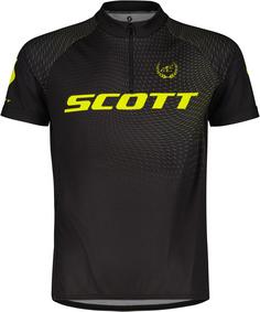 SCOTT RC Pro Fahrradtrikot Kinder black-sulphur yellow