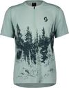 SCOTT Trail Flow Funktionsshirt Herren - mineral green-aruba green