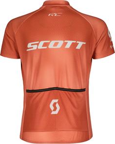 Rückansicht von SCOTT RC Pro Fahrradtrikot Kinder rose beige-braze orange