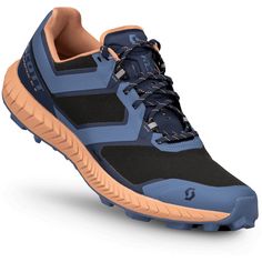 Rückansicht von SCOTT Supertrac RC 2 Trailrunning Schuhe Damen metal blue-rose beige